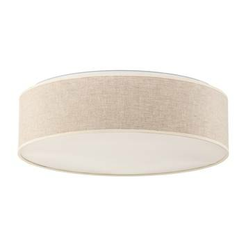 B-Ware Euluna Deckenleuchte Canvas Deckenlampe Deckenlicht Leuchte Lampe Beige ø 48cm
