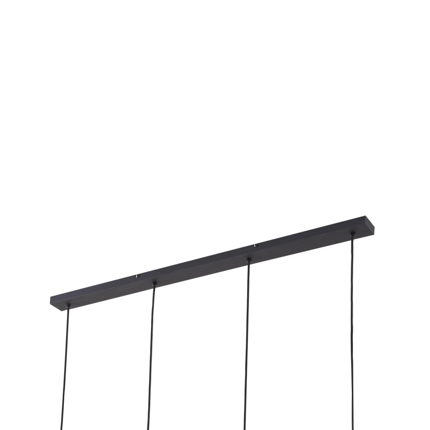 Lindby hengiljós í B-flokki, Hildur, 118 cm, reykgrátt glerloftlampi, S805