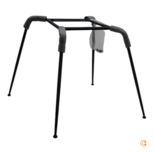 B-flokks Gubi Beetle stóll, hönnunarstóll úr málmi, setustofuhúsgögn. Sjá texta/mynd. Skel fylgir ekki með.