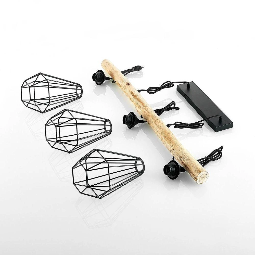 B-Ware Lindby Eldarion Hängeleuchte Leuchte Lampe Pendelleuchte Led Matt 3 Fl. E27 60 W