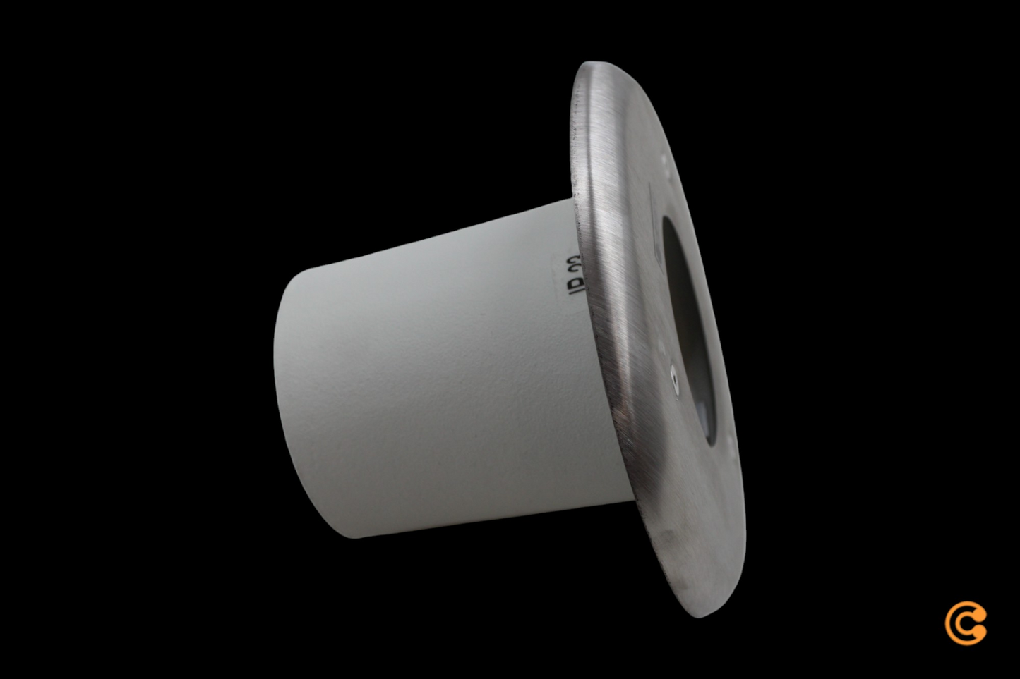 Útilampi Albert Eliminate úr ryðfríu stáli, B-flokks, innfelldur Giosi-loftkastari fyrir úti