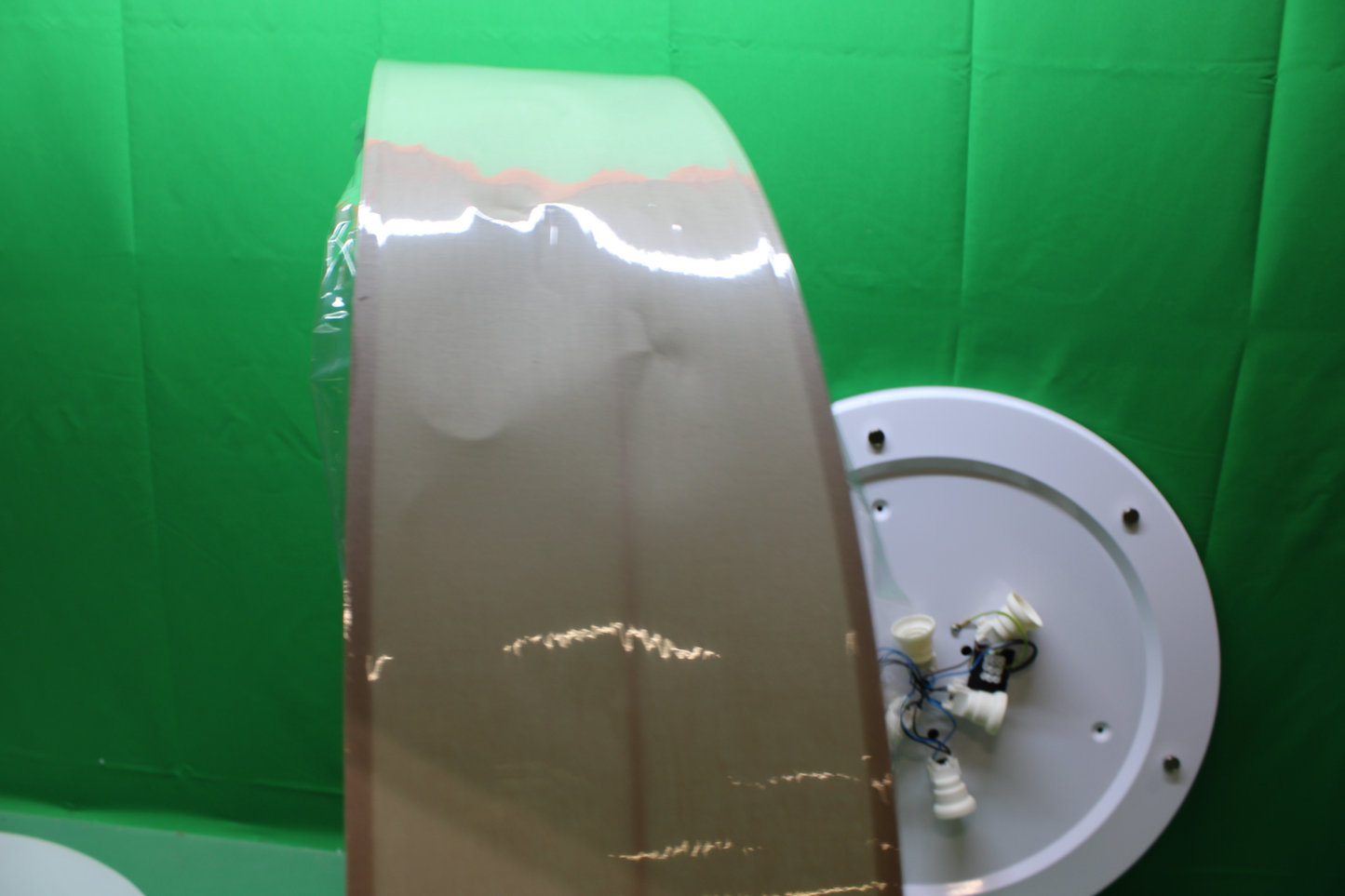 Loftlampi/hengilampi frá Euluna Rondo í B-flokki, 6 x E27, ø 80 cm. Sjá texta/mynd.