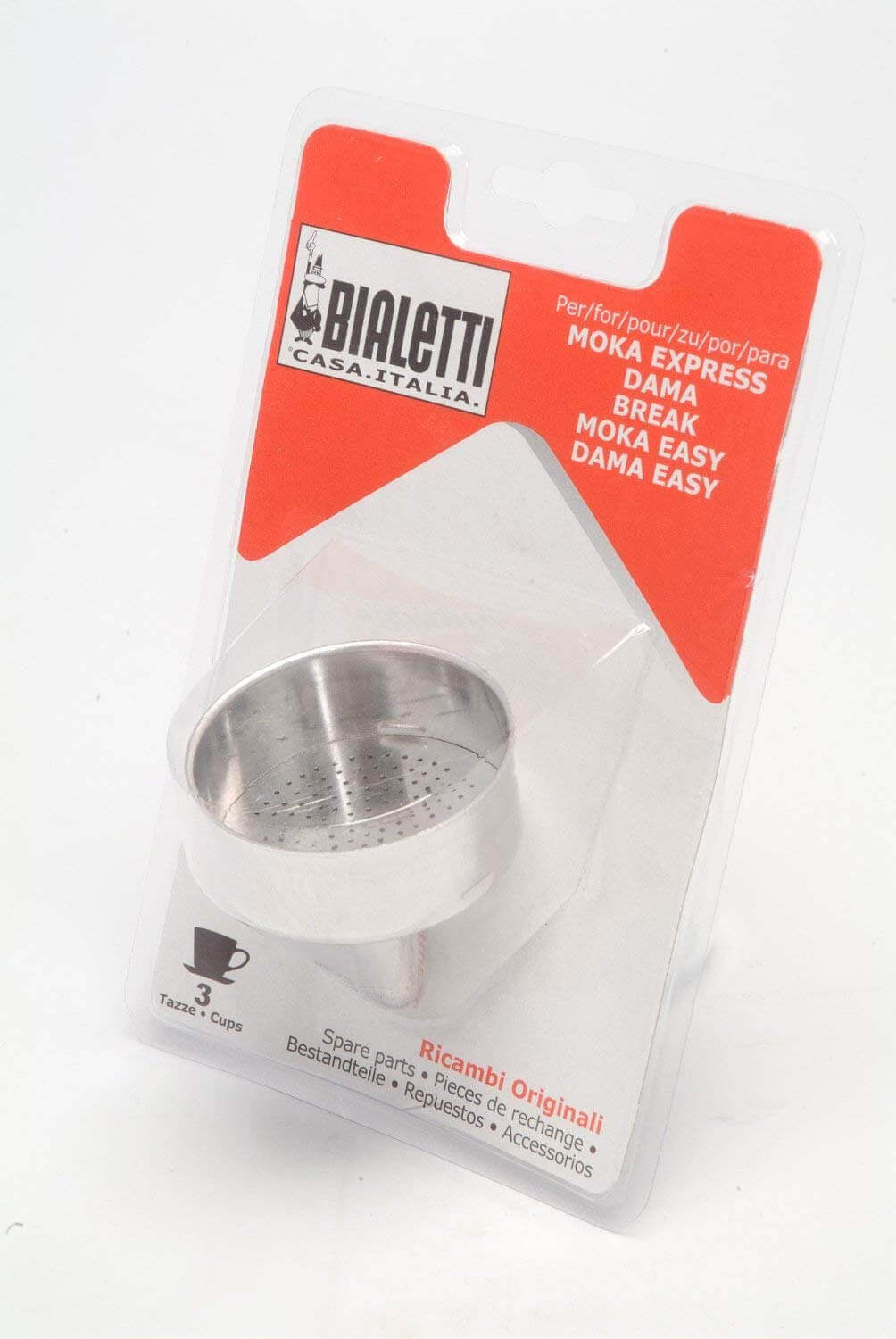 Bialetti Aluminum Funnel – Replacement Part for Moka Pot