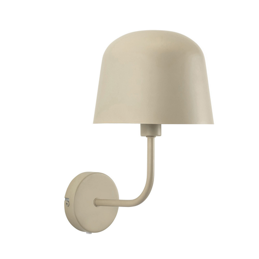 B-flokks Forlight vegglampi Fres beige stálbreidd 18,5 cm veggljós lampa ljós
