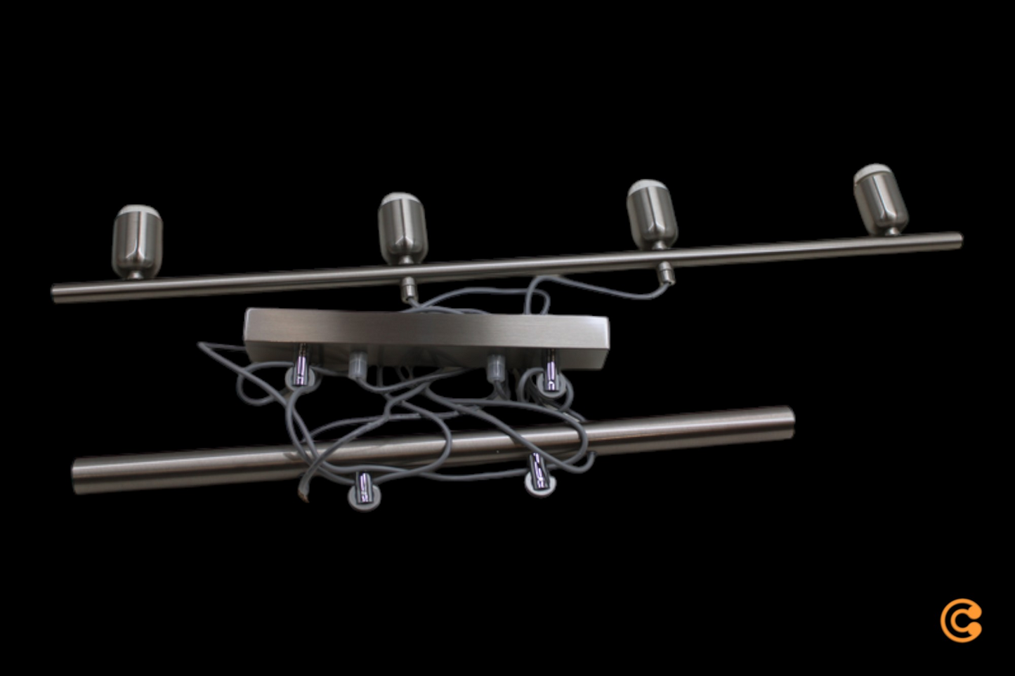 B-stock Lindby height-adjustable pendant light, decorative hanging lamp, E14 Delira 4-light, Nic98 