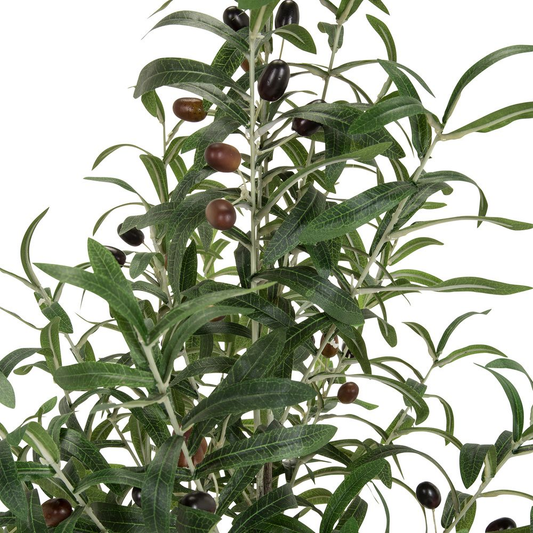 B-grade Hjh Office artificial plant, artificial tree, olive, plastic houseplant, tree, green, 120cm 
