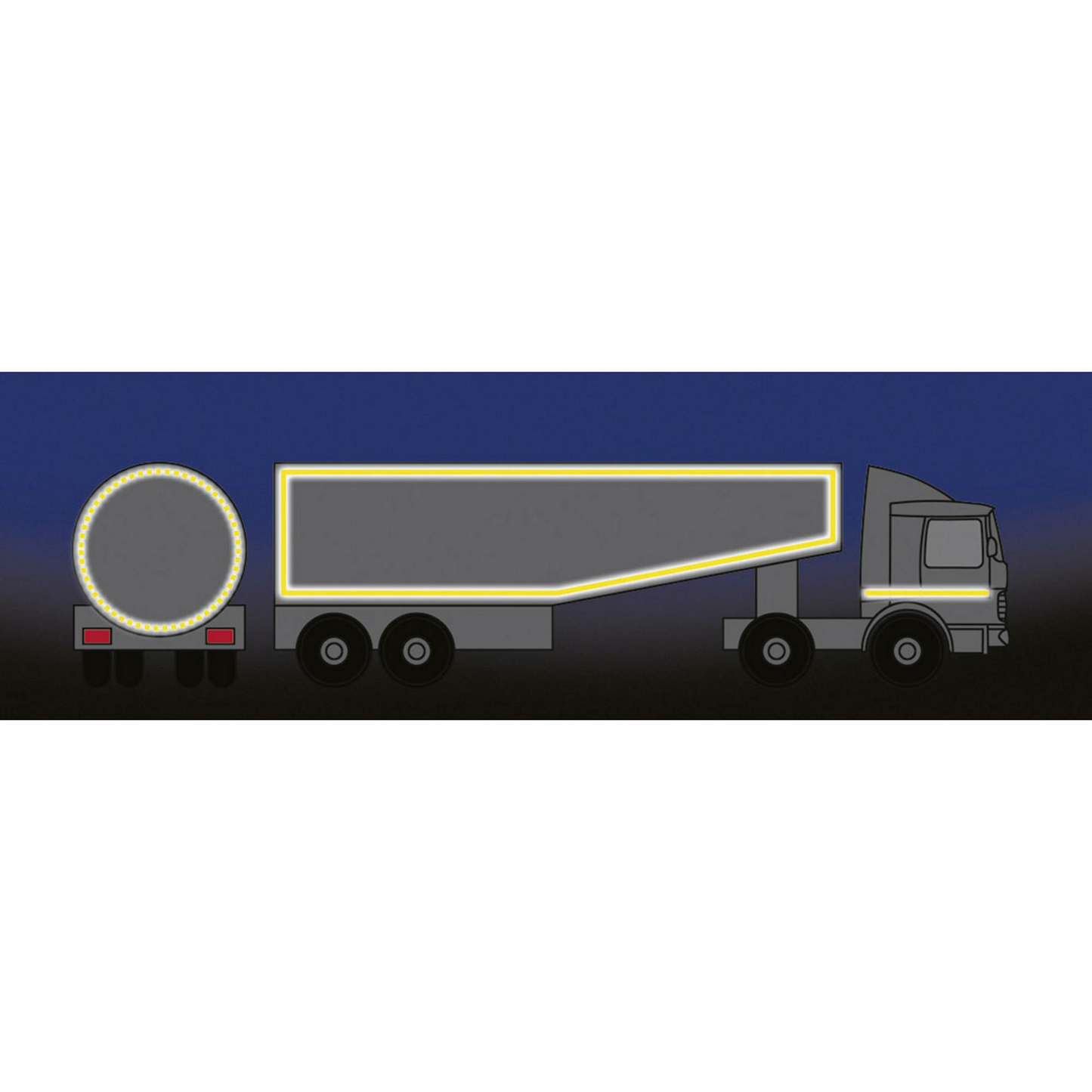 B-gráða 3M demantsslíp 983 10 Dr 1230 4004 7 endurskinslímband 50m Sjá texta/mynd