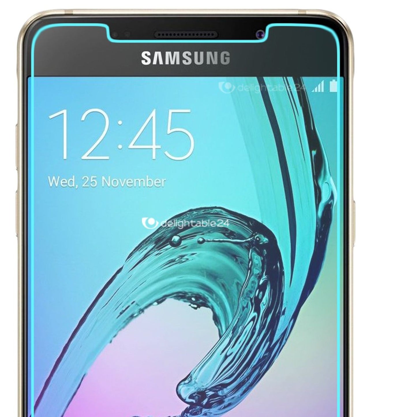 NALIA tempered glass screen protector for Samsung Galaxy A3 2016, 9H glass film, LCD screen protector