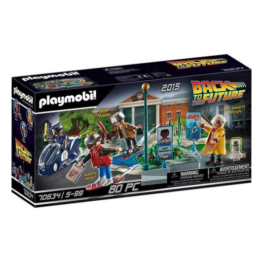 Playmobil Back to the Future – Verfolgung mit Hoverboard (70634) – Zeitreise-Action für Zuhause!