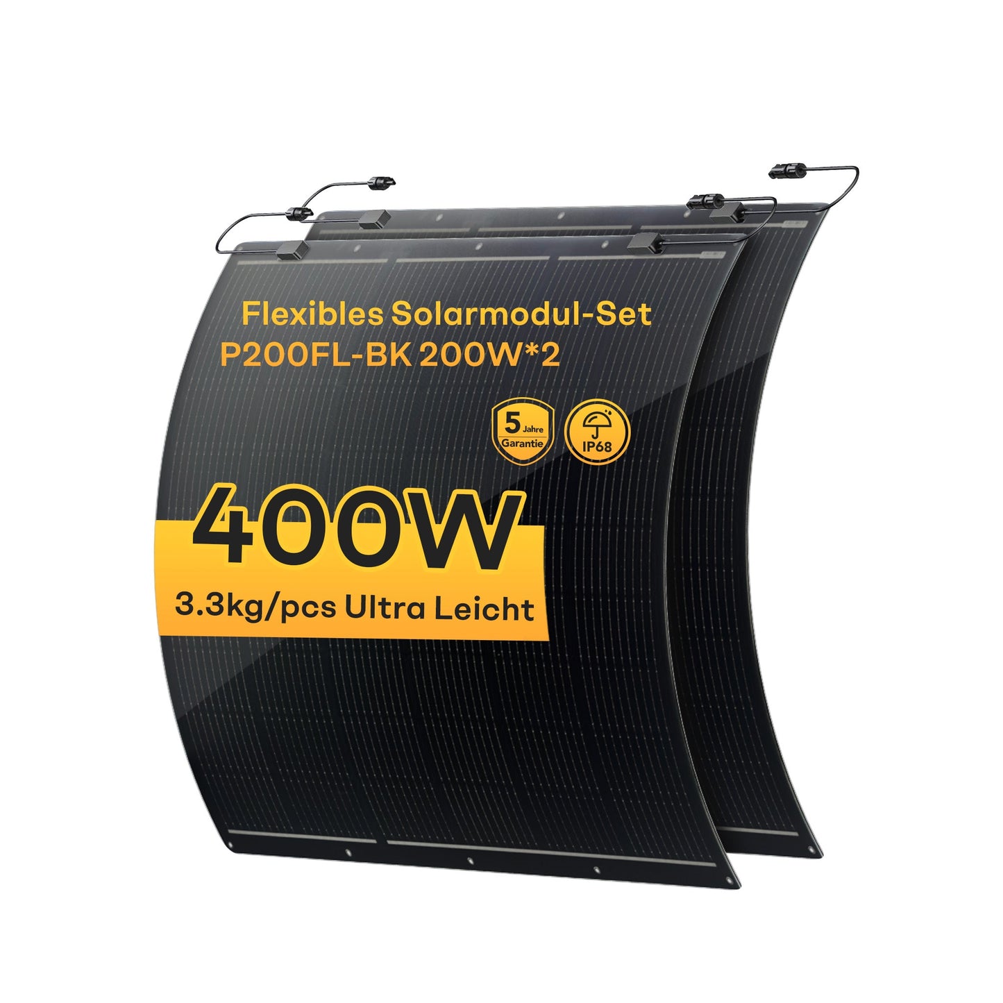 Ultra Lightweight Flexible Solar Panels 200 Wp x 4 