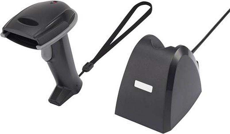 B-Ware Riotec I Cr6307 Abu 1 D Wireless Barcode Scanner Led Schwarz Hand Scanner Usb Scan