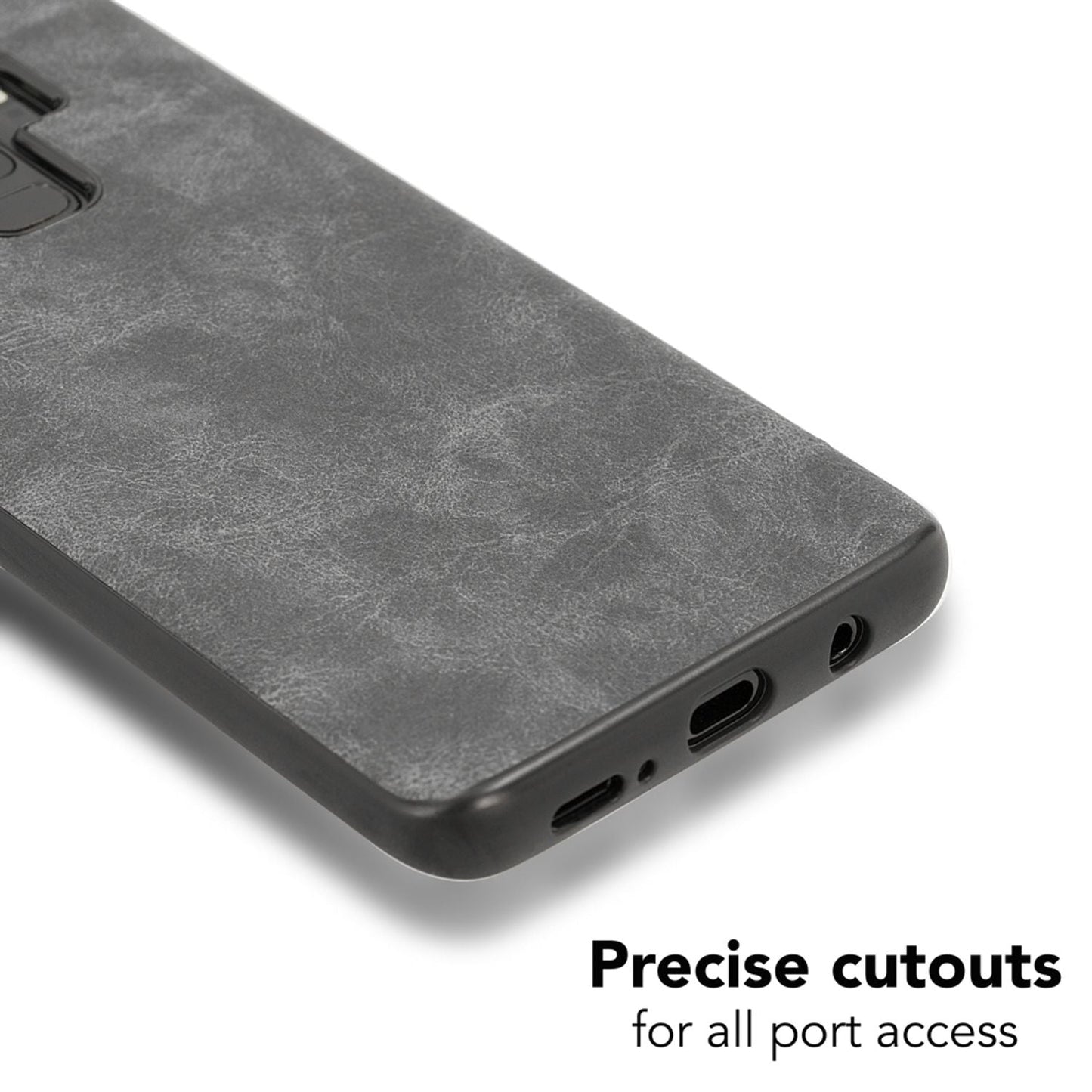 Samsung Galaxy S9 Plus gervileðurhulstur frá NALIA, þunnt verndandi símahulstur