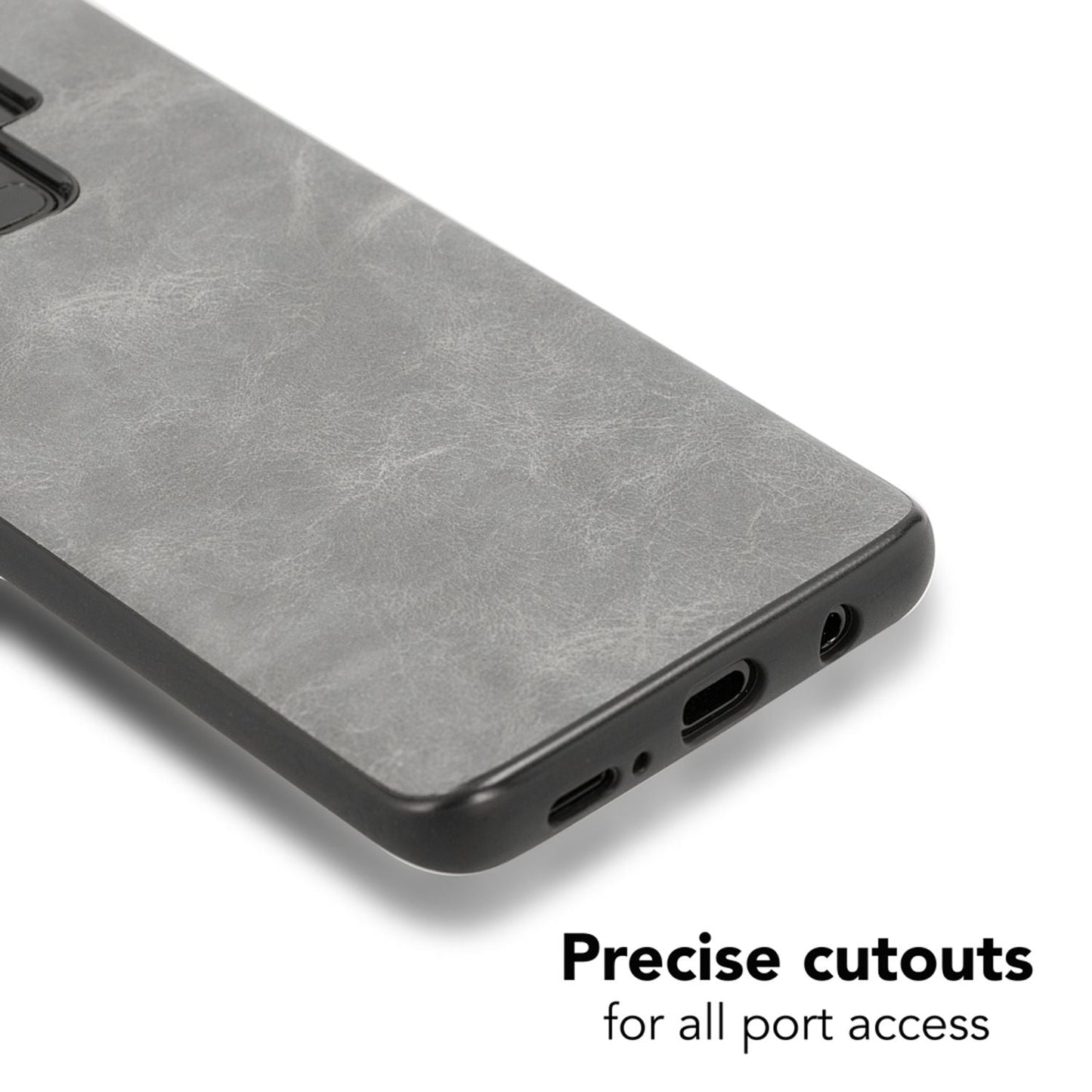 Samsung Galaxy S9 Plus gervileðurhulstur frá NALIA, þunnt verndandi símahulstur