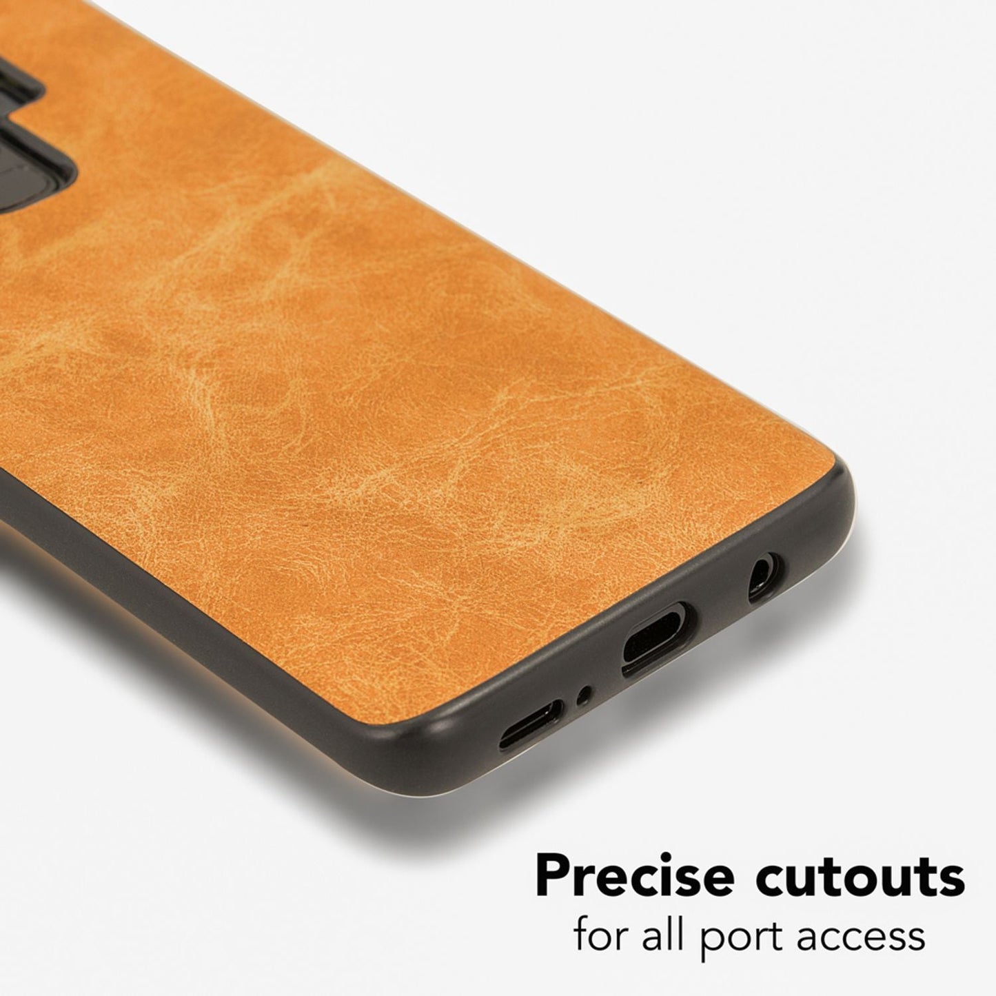 Samsung Galaxy S9 Plus gervileðurhulstur frá NALIA, þunnt verndandi símahulstur