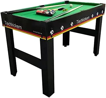 B-grade Izzy multi-functional game table, 4 in 1: table football, billiards, table tennis