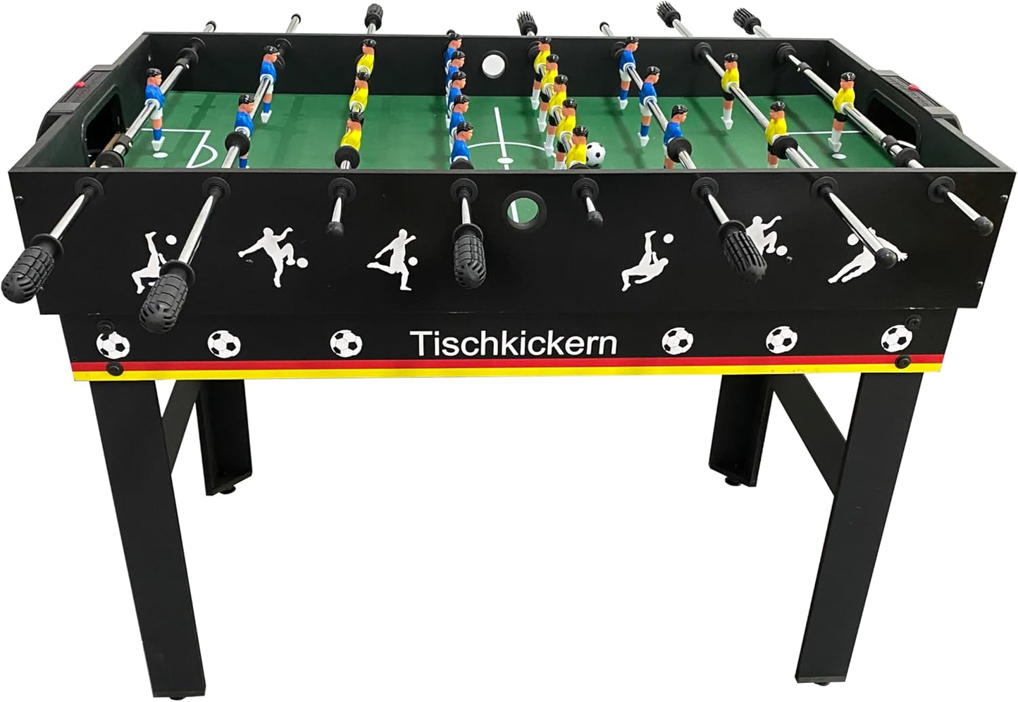 Fjölnota spilaborð frá Izzy í B-flokki, 4 í 1: borðfótbolti, billjard, borðtennis