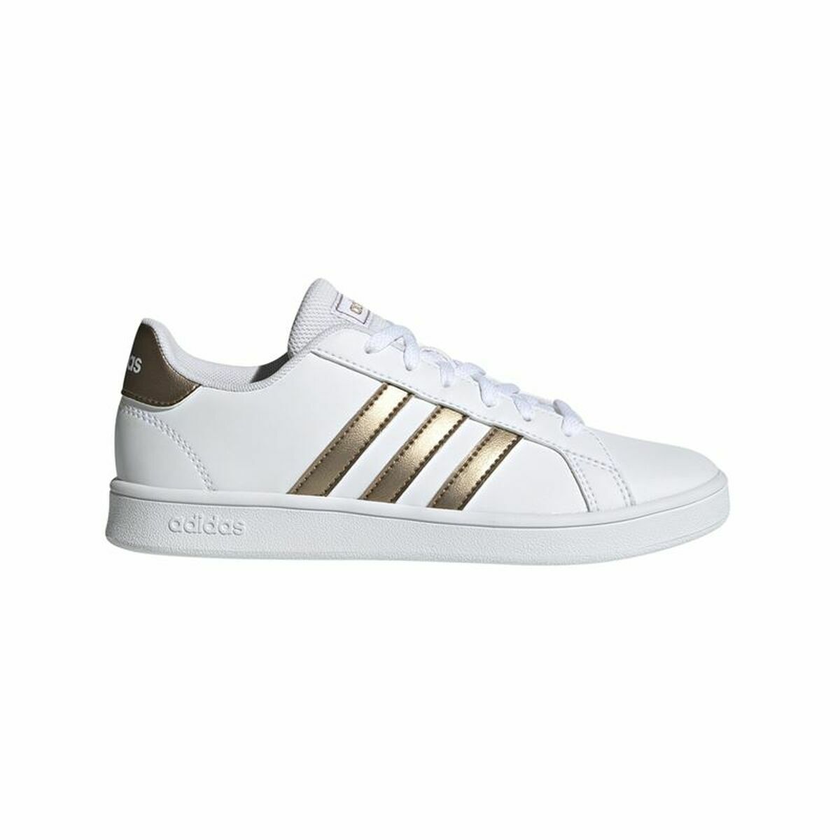 Adidas Grand Court children's sports shoes in white