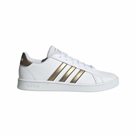 Adidas Grand Court children's sports shoes in white