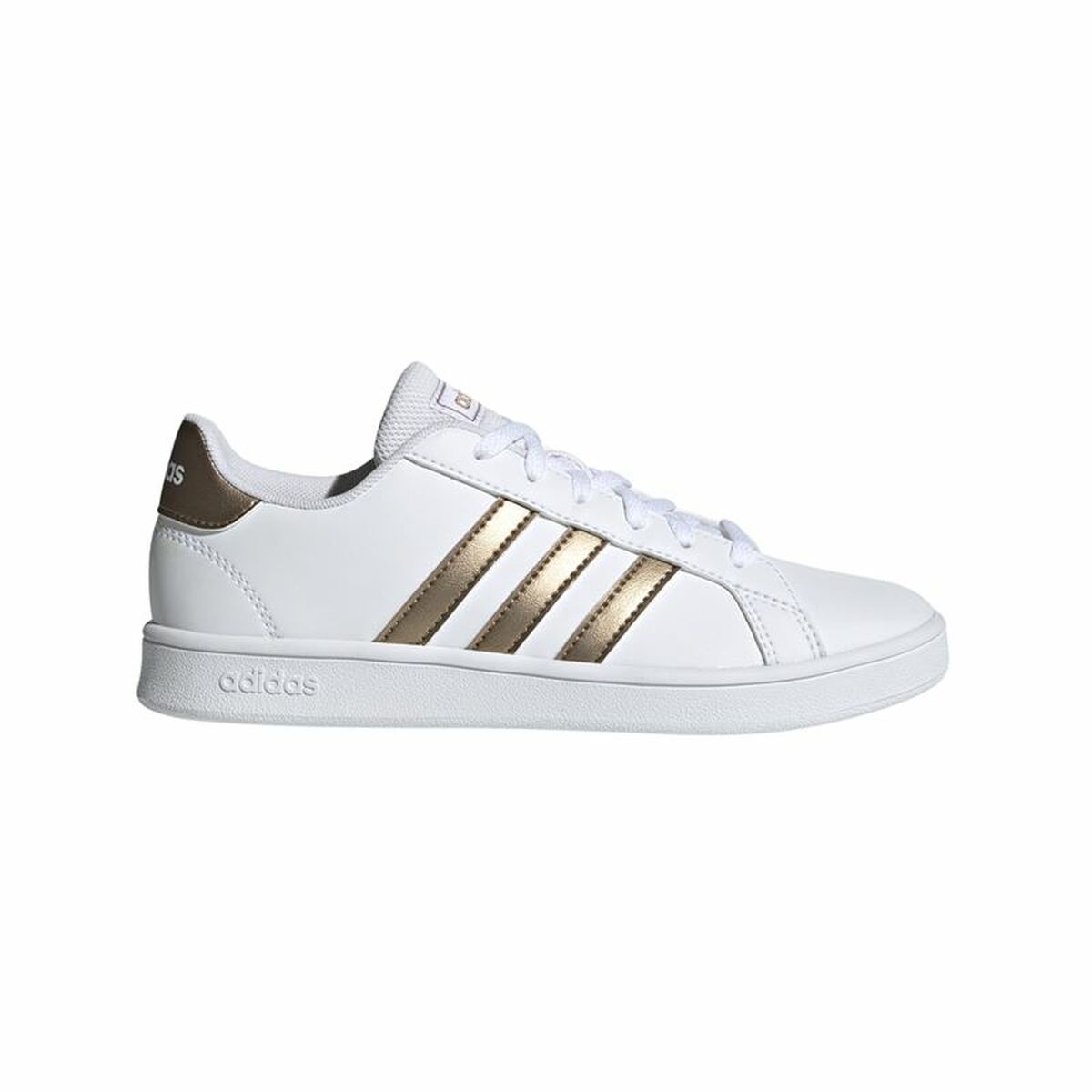 Adidas Grand Court children's sports shoes in white