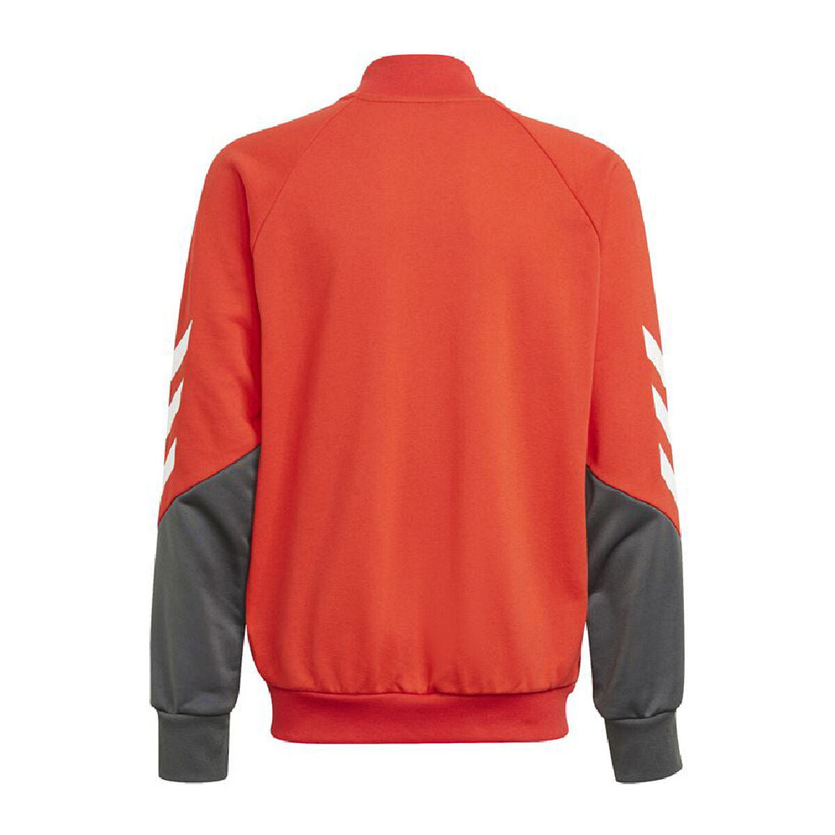 Adidas Training XFG 3 Stripes Kinder-Trainingsanzug in Rot und Dunkelgrau