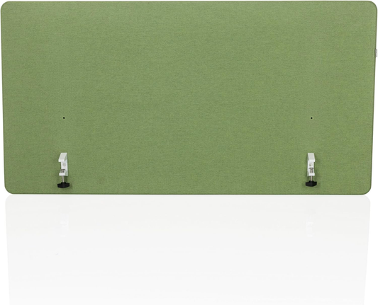 Hljóðeinangrandi skrifborðsskilrúm frá HJH Office, B-flokks, 62x120 cm, grænt