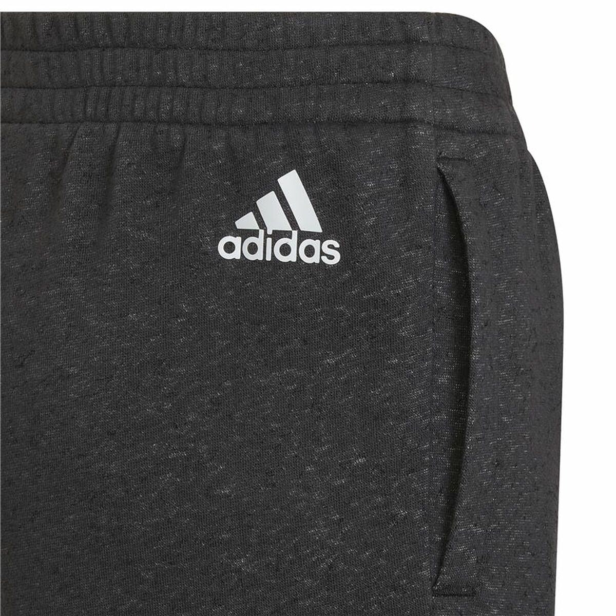 Kinder-Jogginghose Adidas Future Icons 3 Stripes in Schwarz