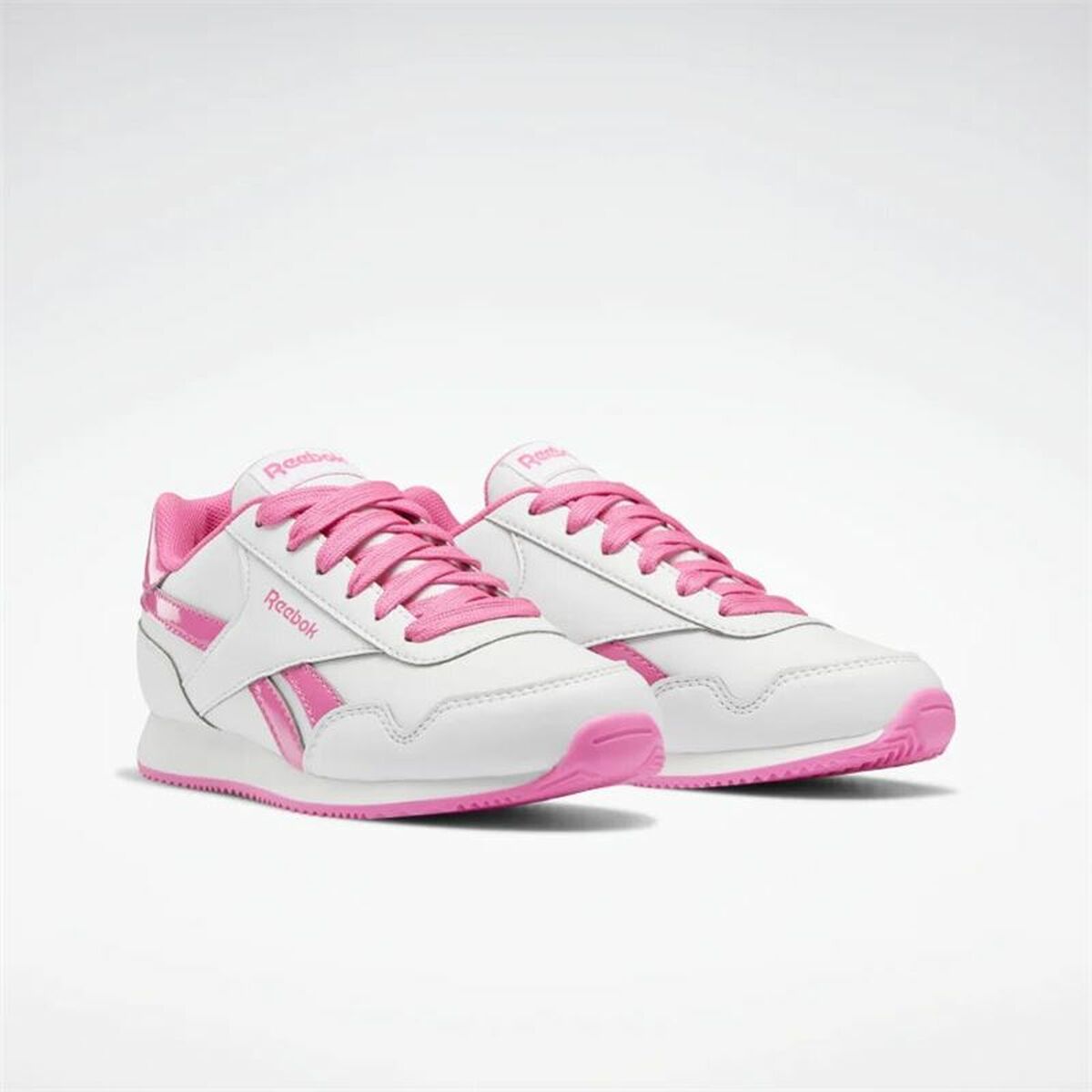 Reebok Royal Classic Jogger 3.0 children's sports shoes in pink and white