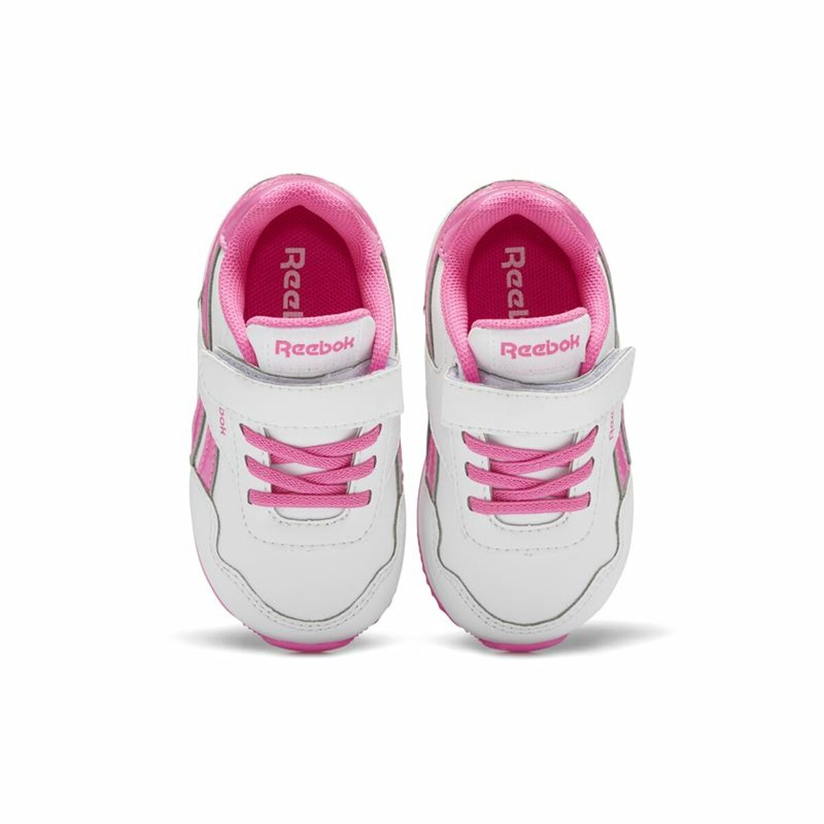 Reebok Classic Jogger 3.0 Kids' Sports Shoes in White and Pink