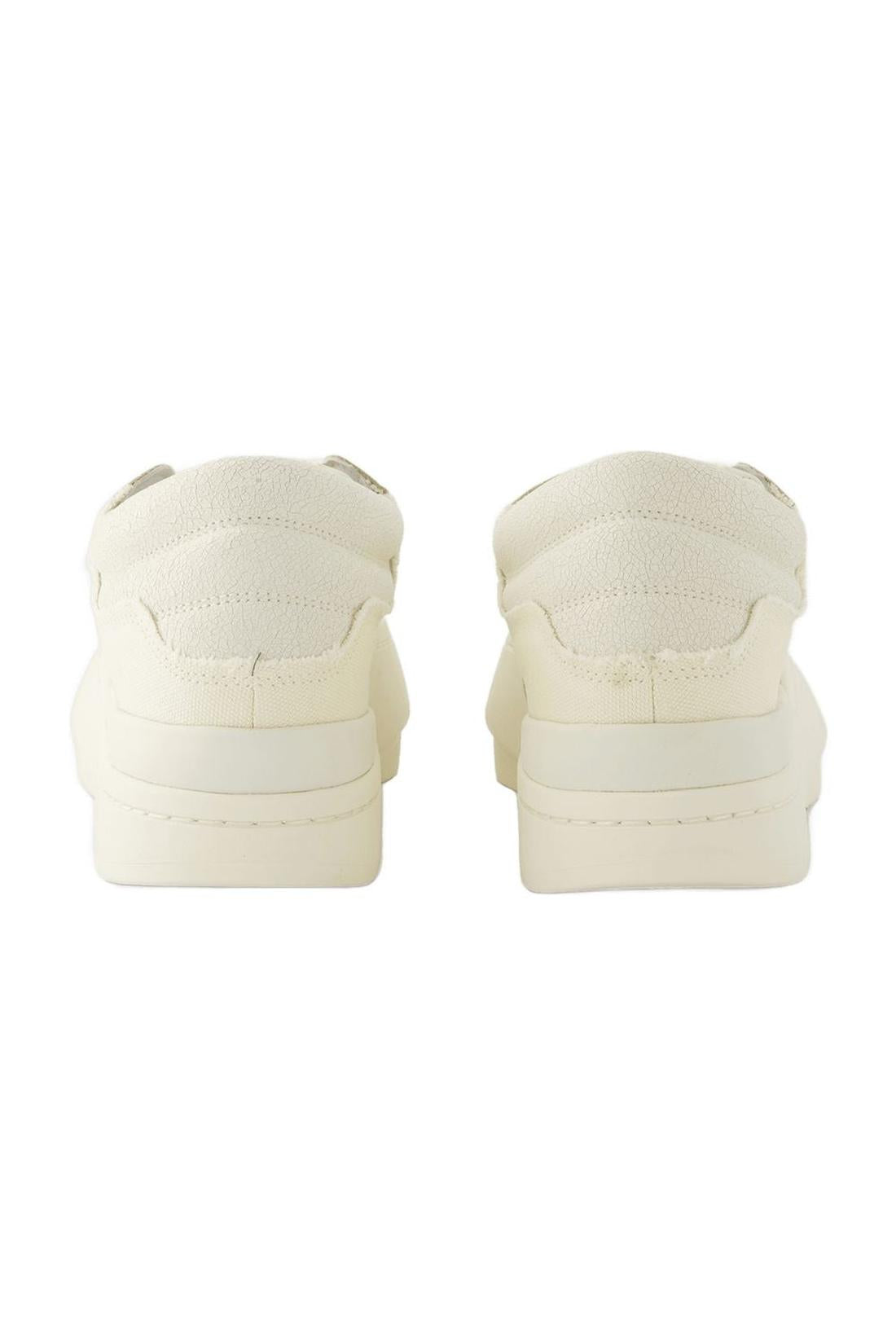 Sneakers Lux Bball Low - Y-3 - Leder - Weiß