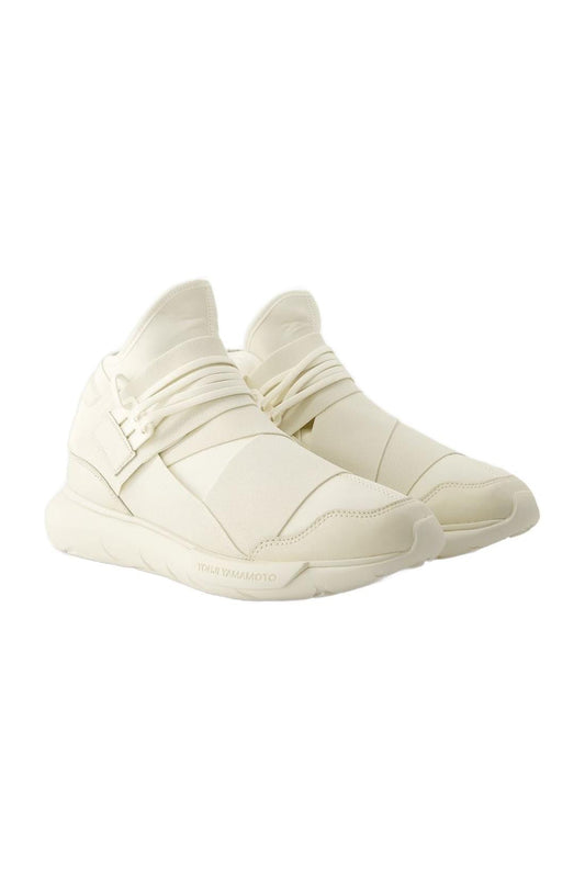 Qasa Sneakers - Y-3 - Leder - Beige/Weiß