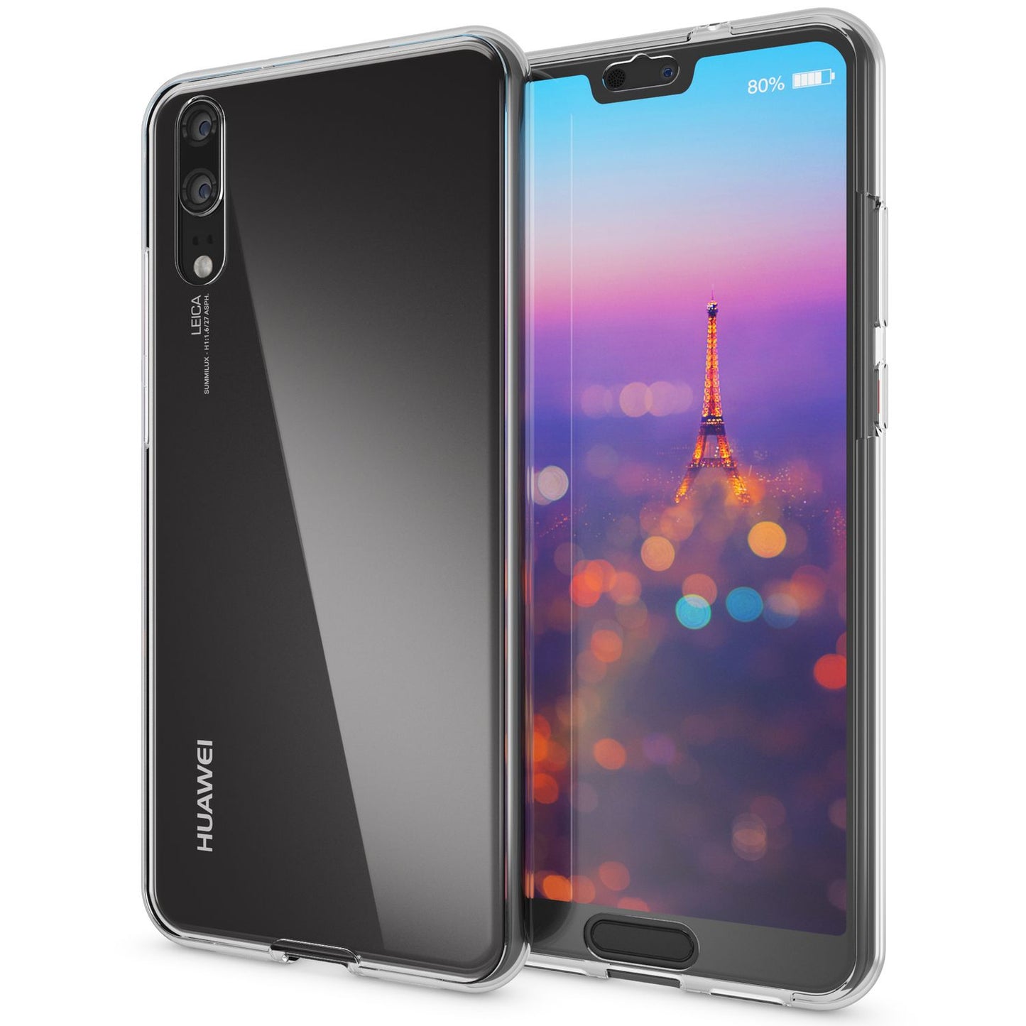 Huawei P20 360 gráðu símahulstur frá NALIA, heilhlífandi hulstur sem verndar allan hringinn