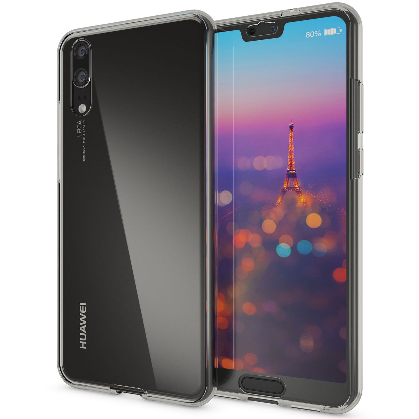 Huawei P20 360 gráðu símahulstur frá NALIA, heilhlífandi hulstur sem verndar allan hringinn