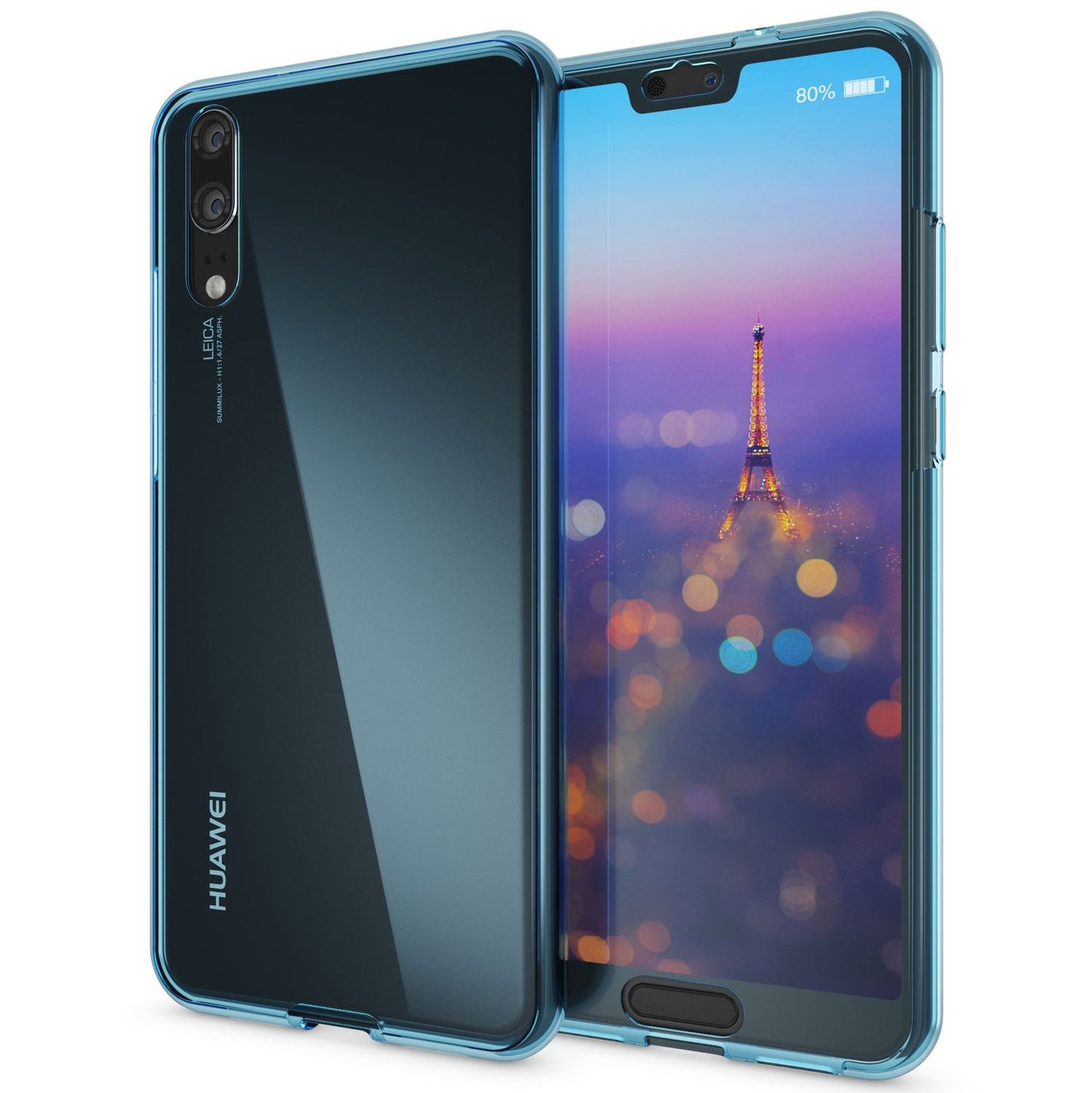 Huawei P20 360 gráðu símahulstur frá NALIA, heilhlífandi hulstur sem verndar allan hringinn