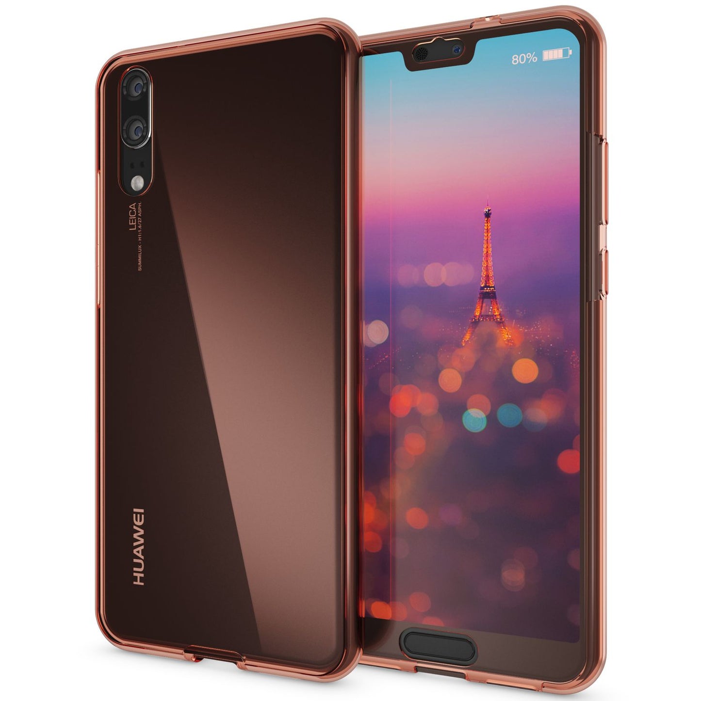Huawei P20 360 gráðu símahulstur frá NALIA, heilhlífandi hulstur sem verndar allan hringinn