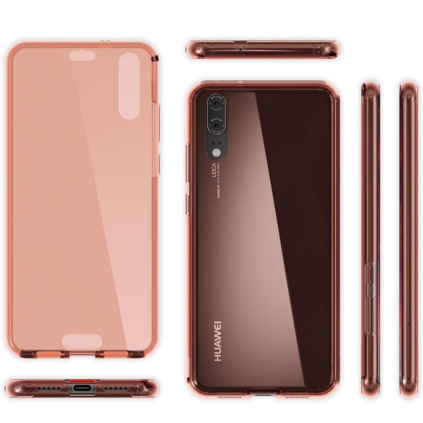 Huawei P20 360 gráðu símahulstur frá NALIA, heilhlífandi hulstur sem verndar allan hringinn