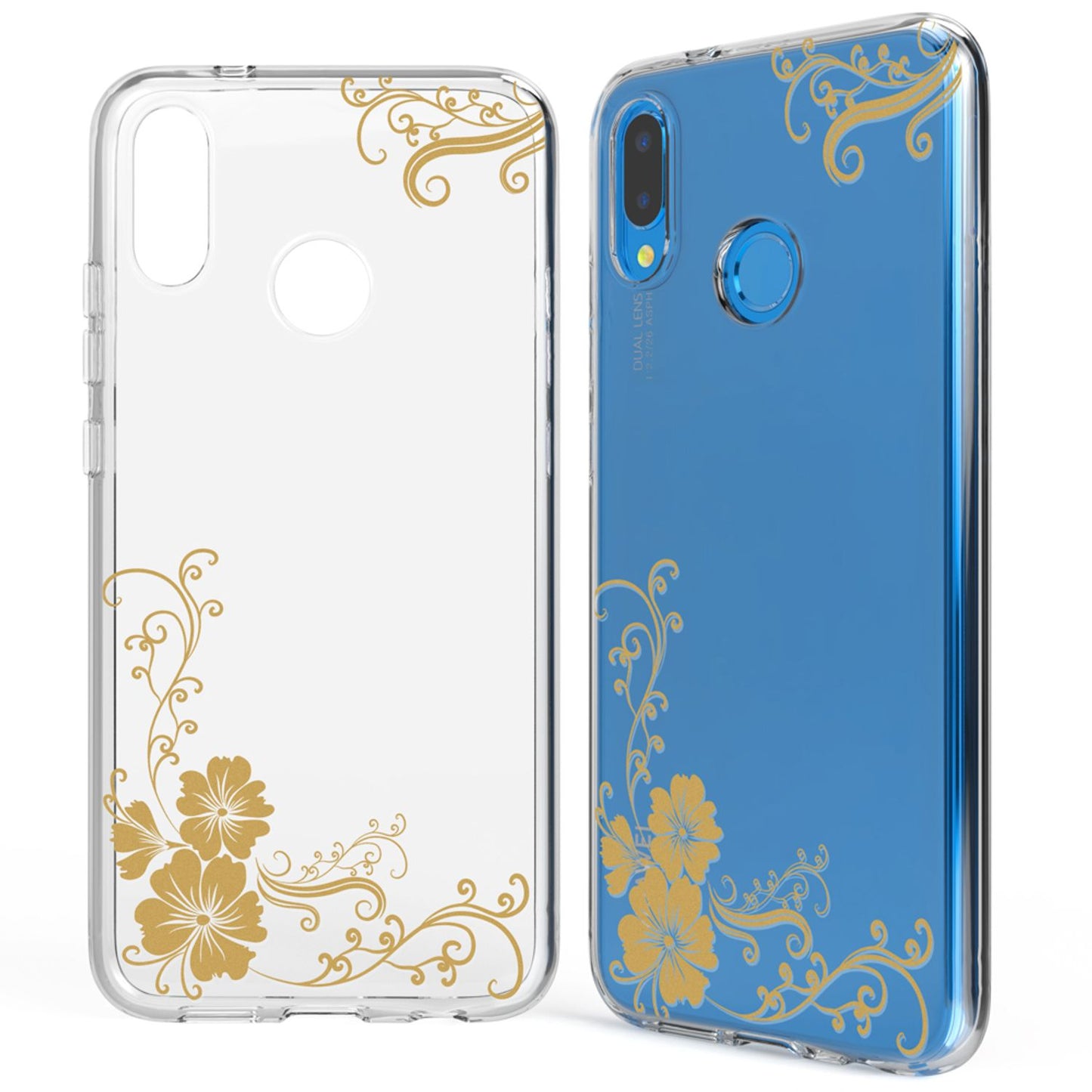 Huawei P20 Lite hulstur frá NALIA, þunnt sílikonhlífðarhulstur