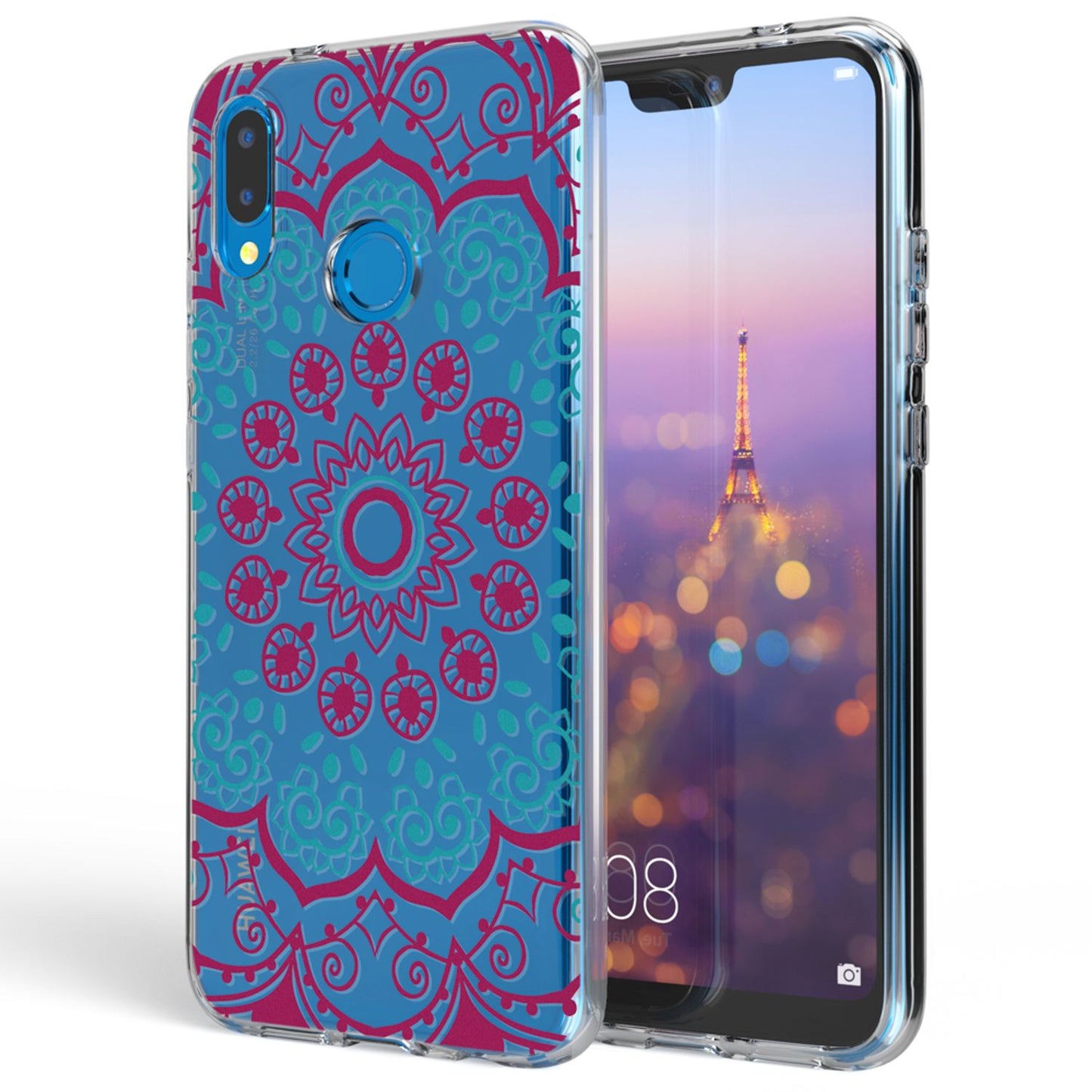 Huawei P20 Lite hulstur frá NALIA, þunnt sílikonhlífðarhulstur