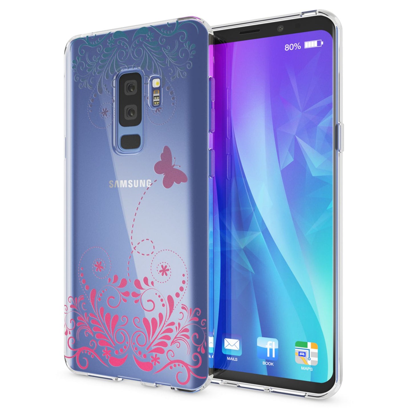 Samsung Galaxy S9 Plus símahulstur frá NALIA, þunnt sílikonhlífðarhulstur