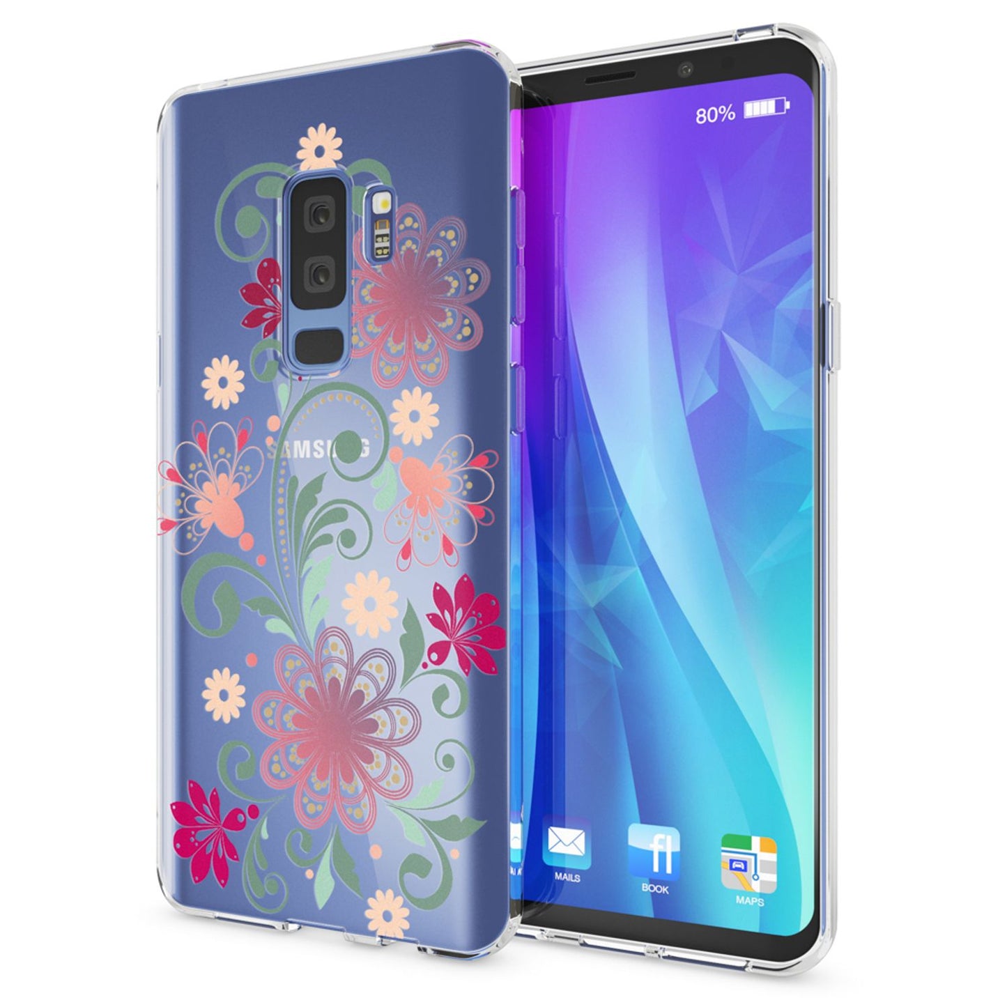 Samsung Galaxy S9 Plus símahulstur frá NALIA, þunnt sílikonhlífðarhulstur