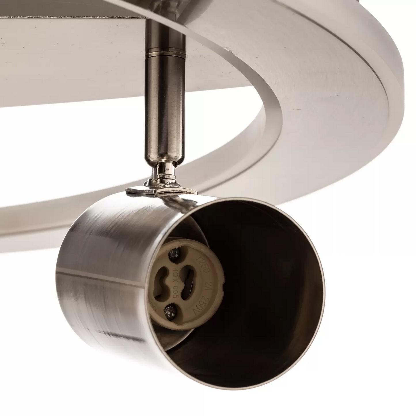 B-Ware Deckenlampe Led Deckenleuchte Lampe 4 Flammig Nickel Lindby Berisha Warmweiß