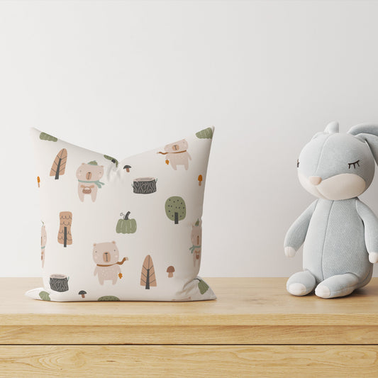 "Nordic Bear" Children's Decorative Pillow