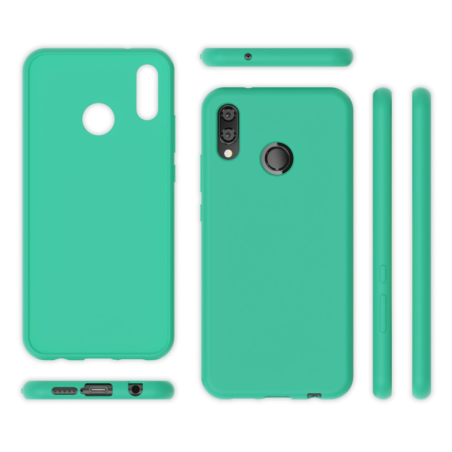 NALIA símahulstur fyrir Huawei P20 Lite, ofurþunnt TPU sílikon Neon hulstur