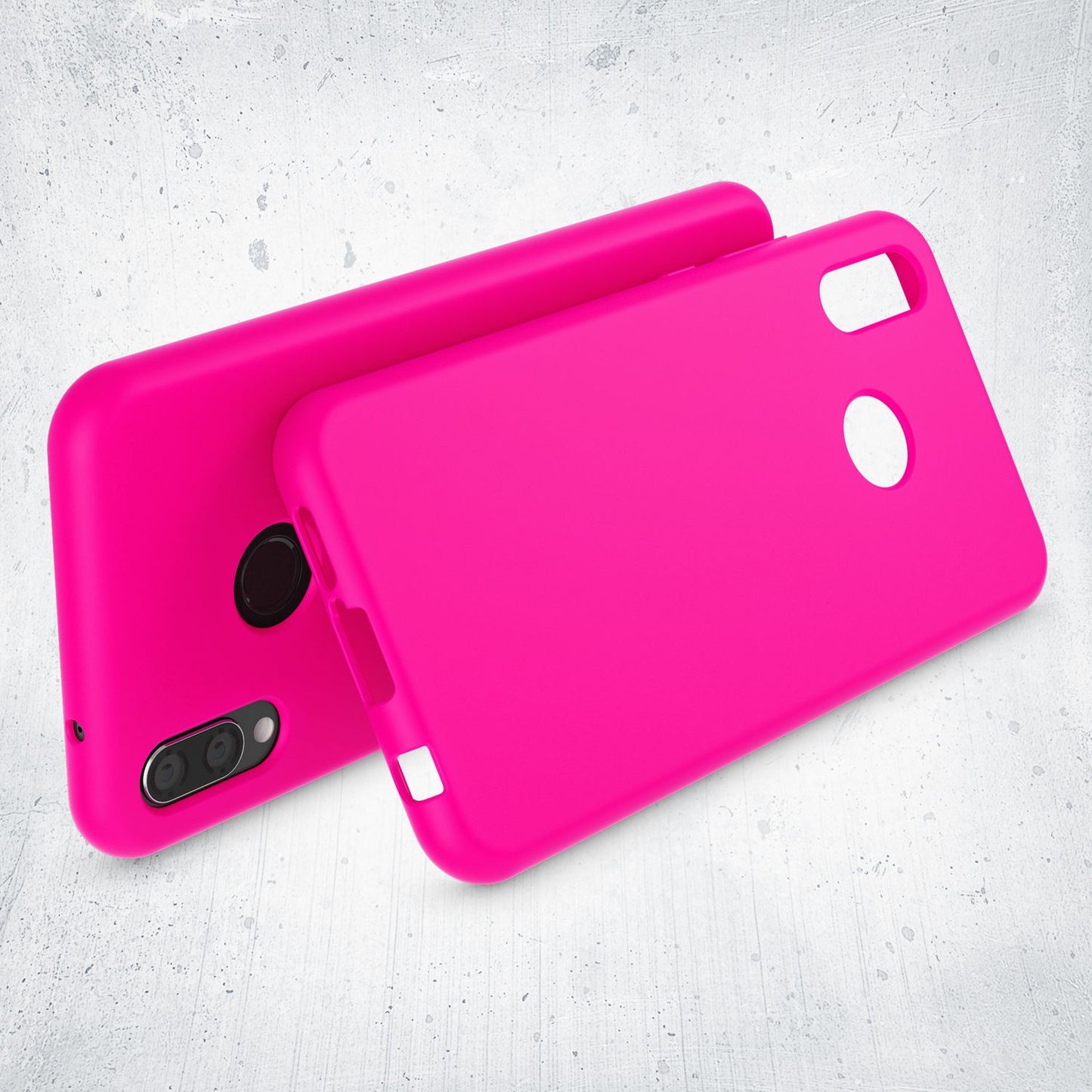 NALIA símahulstur fyrir Huawei P20 Lite, ofurþunnt TPU sílikon Neon hulstur