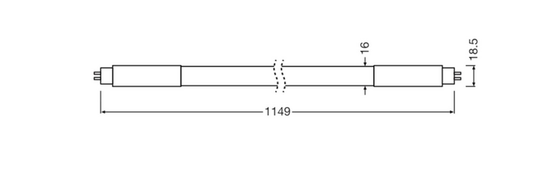 B-gráðu Ledvance LED rör, rörlampi, ljósastæði, lampi, rörljós, ljósapera