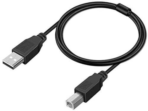 System-S USB Typ A auf USB Typ B OTG Kabel mit Ferritkern 275cm