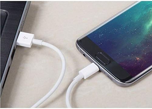 SYSTEM-S USB 3.1 Kabel 5 m Typ C Stecker zu 2.0 Typ A Stecker  Kabel in Weiß