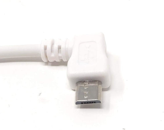 System-S USB A karlkyns í USB 2.0 Micro B karlkyns 10 cm vinstra megin