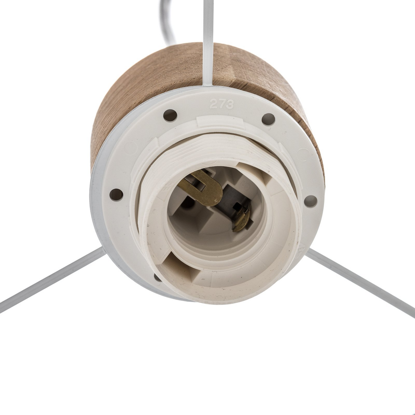 Euluna hengiljós, loftljós, Corralee, hvítt, fjögurra loga di509, á lager. 