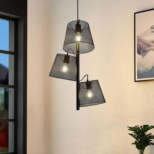 B-stock Lindby Kirill hanging light hanging lamp lamp light ceiling lamp three-bulb E27 