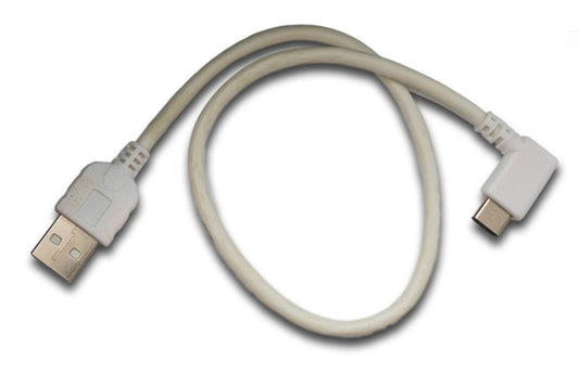 SYSTEM-S USB 3.1 Kabel 20 cm Typ C Stecker zu 2.0 A Stecker links rechts gewinkelt